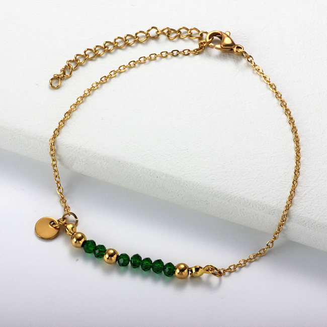 Stainless Steel Beaded Bracelets -SSBTG142-32074