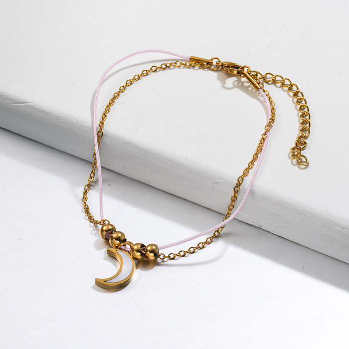 Stainless Steel Charm Bracelets -SSBTG142-32138