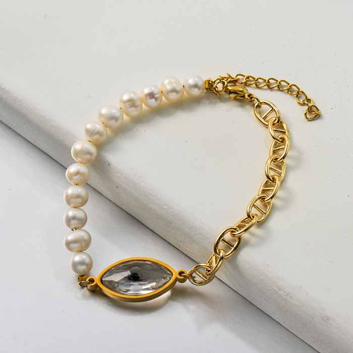 Bijoux en acier inoxydable, bracelets—SSBTG142-34143