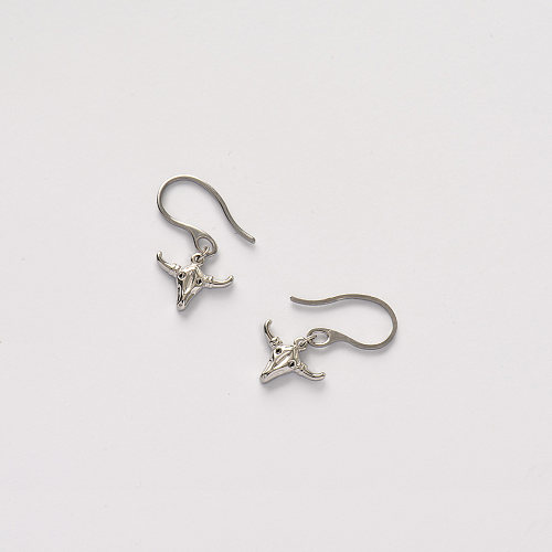 Bijoux en acier inoxydable, boucles d'oreilles—SSEGG142-34485