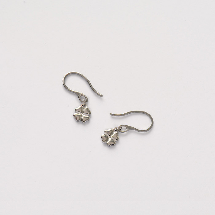 Bijoux en acier inoxydable, boucles d'oreilles—SSEGG142-34486