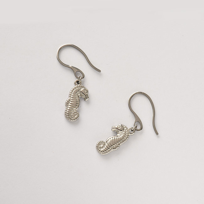 Bijoux en acier inoxydable, boucles d'oreilles—SSEGG142-34479