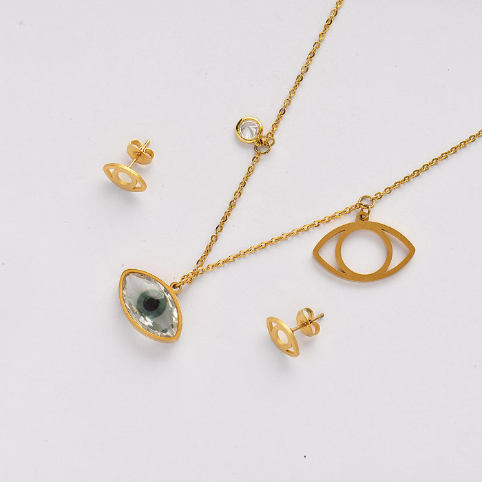 مجوهرات من الفولاذ المقاوم للصدأ ، أطقم مجوهرات — SSCSG142-34368