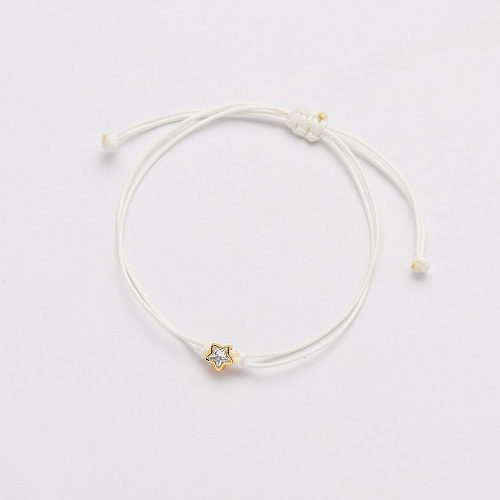 CZ Zircon Star Handmade Bracelets for Women -SSBTG142-33776