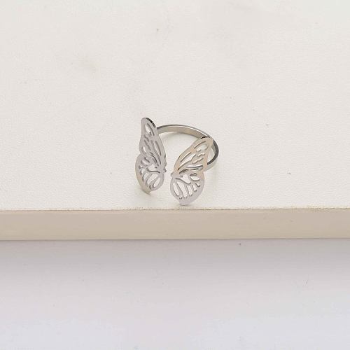 Butterfly stainless steel ring-SSRGG142-34635