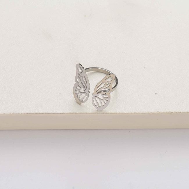 Butterfly stainless steel ring-SSRGG142-34635