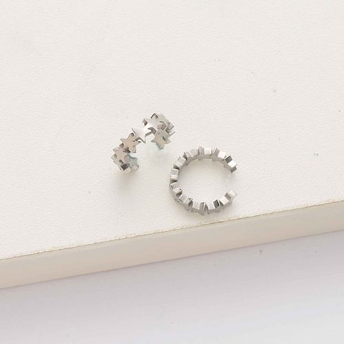 Starts stainless steel ear cuff-SSEGG142-34649