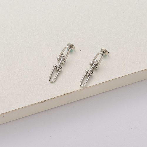 stainless steel earrings for women-SSEGG143-34287