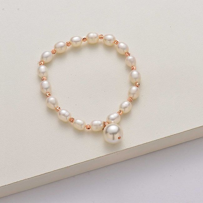 Fashion adjust pearl bracelet-SSBTG142-34685