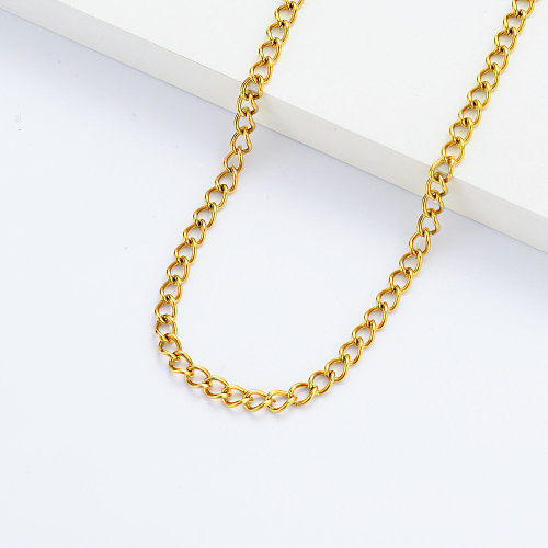 Nouveau style de gros collier à longue chaîne en or pour les femmes