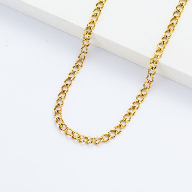 New Style Großhandel Gold langkettige Halskette für Frauen