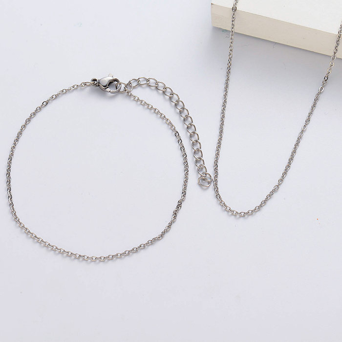 Silver Plated Chain With Pendant Designs And Charm Bracelets For Female