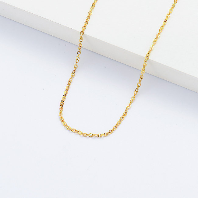 قلادات ذهبية بالجملة تصميم سلسلة ذهبية للإناث