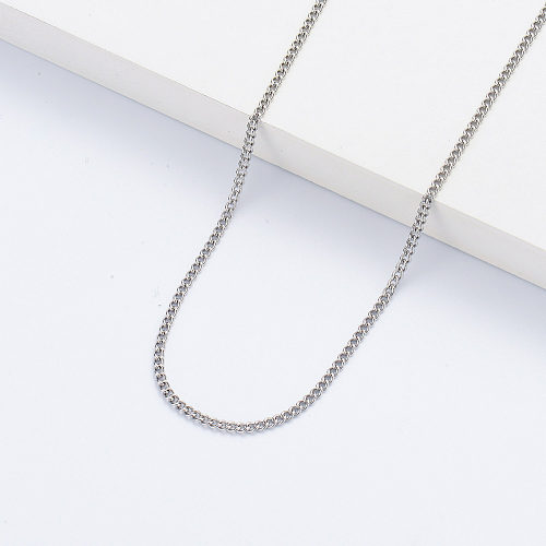 Steel Color Grinding Chain Wholesale Silver Plated Jewelry Near Me