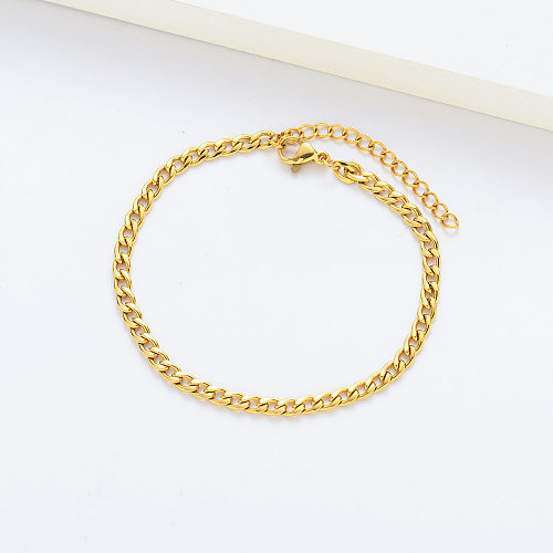 Cheap Fashion Steel Bracelet Gold Yellow Plated Free Shipping