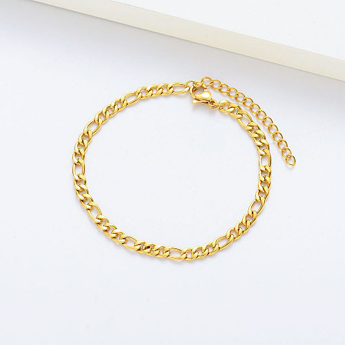 Bulk Stainless Steel Gold Plated Bracelet Jewelry Wholesale