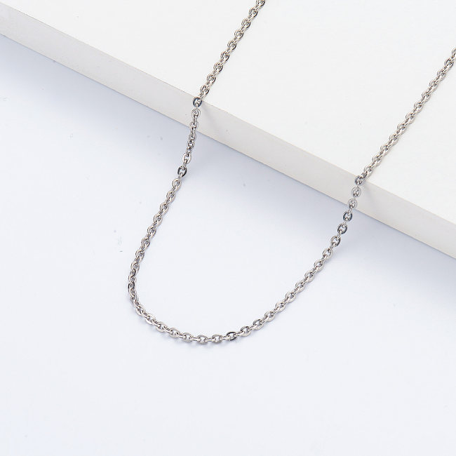 Personalized Steel Color Grinding Chain Wholesale Trending Necklaces 2021