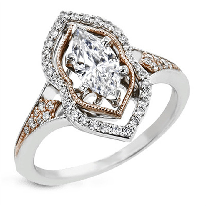 anillo de compromiso de diamantes para mujer