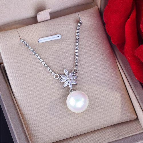 Personalisierte große Perlenkette für Damen