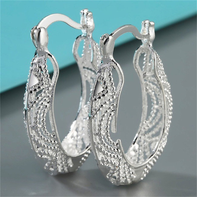 original silver plated earrings for women