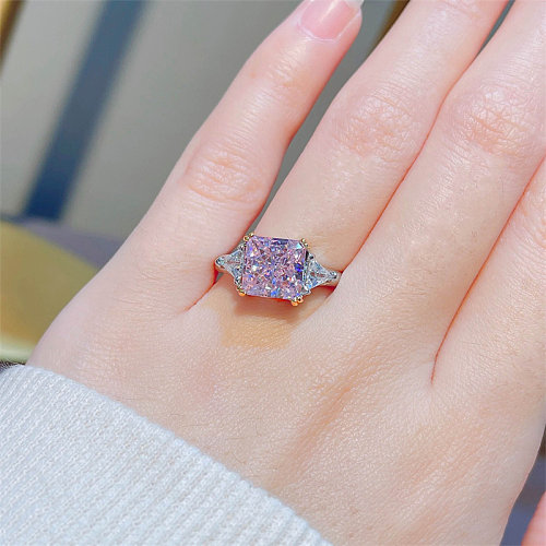 Women's adjustable pink sapphire ring