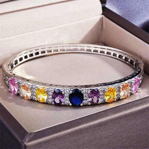 lindas pulseiras de pedra coloridas para mulheres