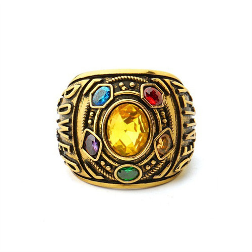 benutzerdefinierte Thanos Vintage Avengers Ringe für Männer