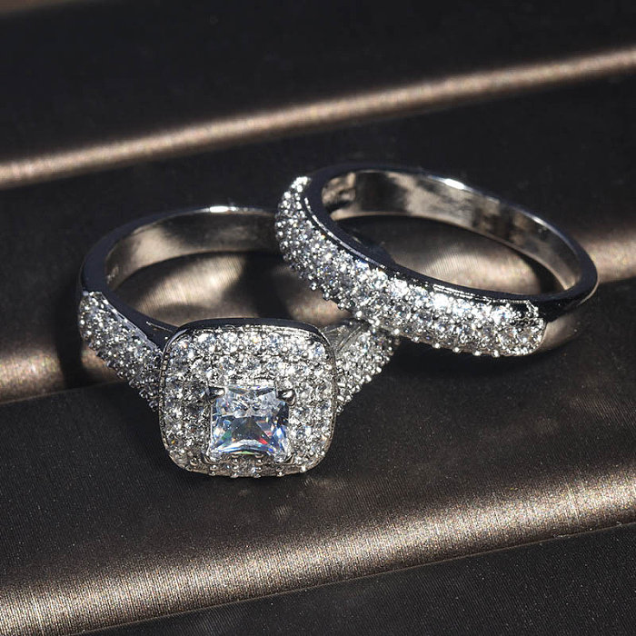 Diamant-Verlobungsringe für Paare