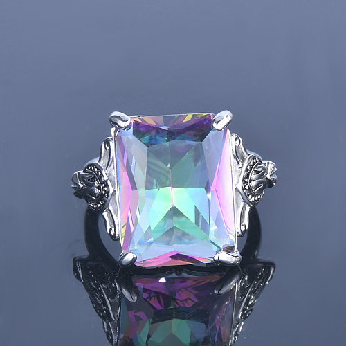 anillos de piedras preciosas de moda personalizados para mujeres