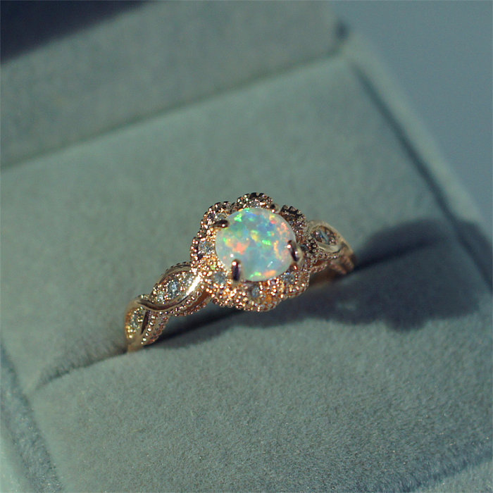 sparkling zircon fashion rings for best friends