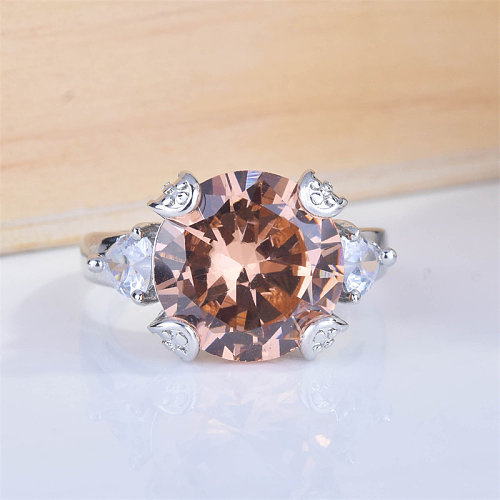 Fashion Pink Diamond Austable Rings for Women