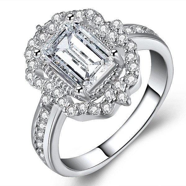 anéis de noivado de diamante de ouro rosa para mulheres