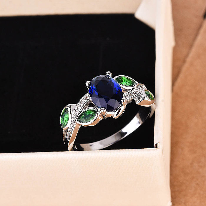 pretty fashion rose quartz emerald rings for women
