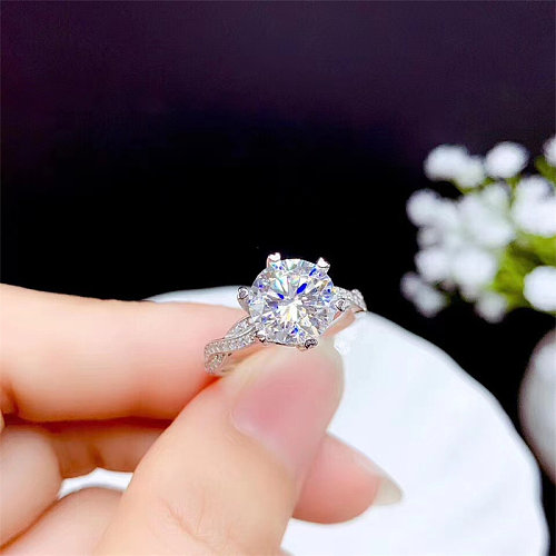 Hearts and Arrows Diamond Adjustable Rings for Women