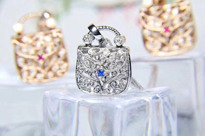 colares de moda de diamante de ouro 18k personalizados para mulheres