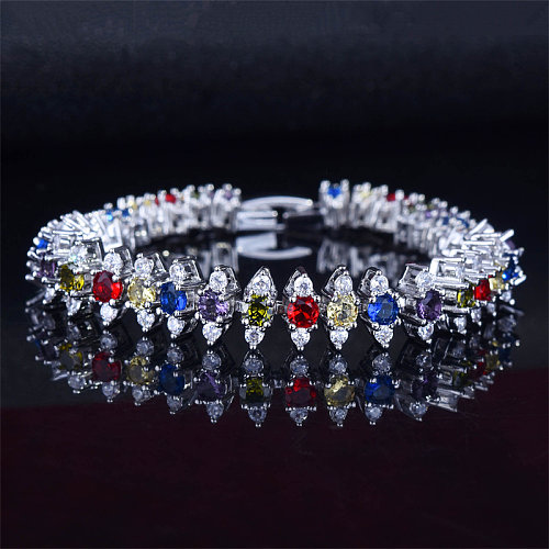pretty colored crystal bracelets for women