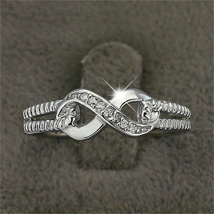personalized fashion infinity rings for women