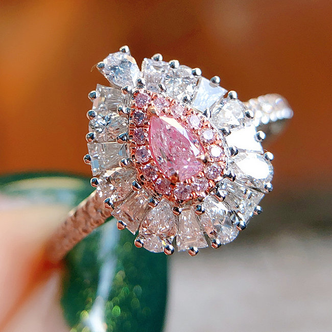 cute rose quartz fashion rings for women