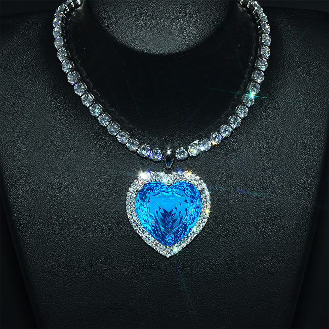 luxury heart of the ocean pendant for women fashion