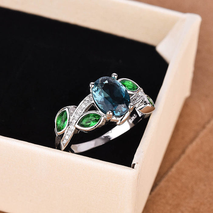 pretty fashion rose quartz emerald rings for women