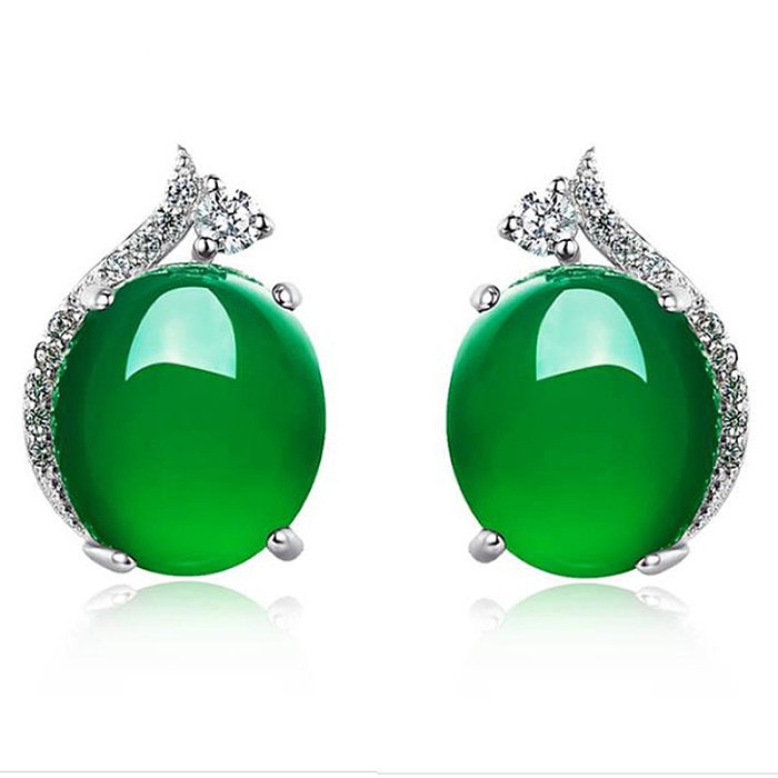 schöne Smaragdkunst mit Diamanten für Mama