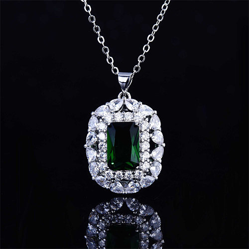bonitos collares antiguos de esmeraldas con diamantes para mujer