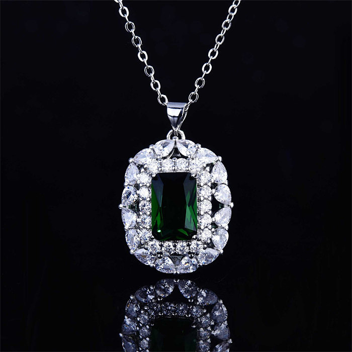 hübsche antike Smaragdhalsketten mit Diamanten für Damen