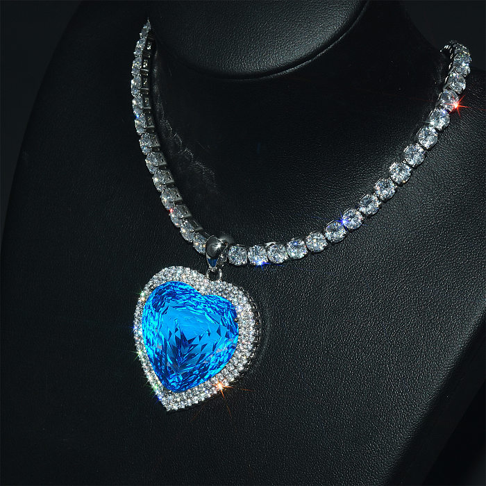 luxury heart of the ocean pendant for women fashion