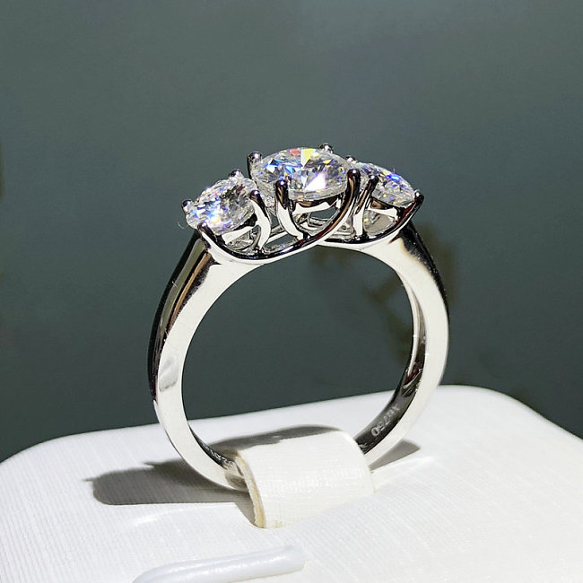 anéis ajustáveis ​​de moda de diamante para mulheres