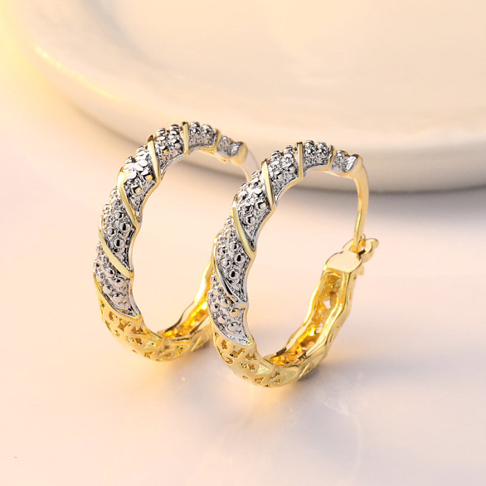 boucles d'oreilles de mode en or 18 carats personnalisées pour femmes