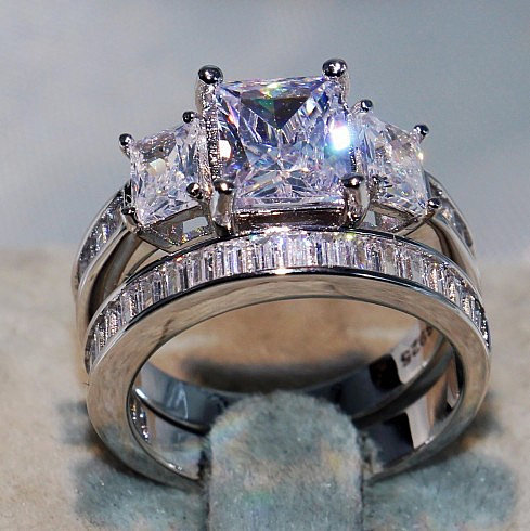 anéis de noivado de diamante da moda para mulheres