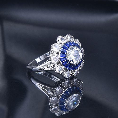 antique diamond snowflake rings for women
