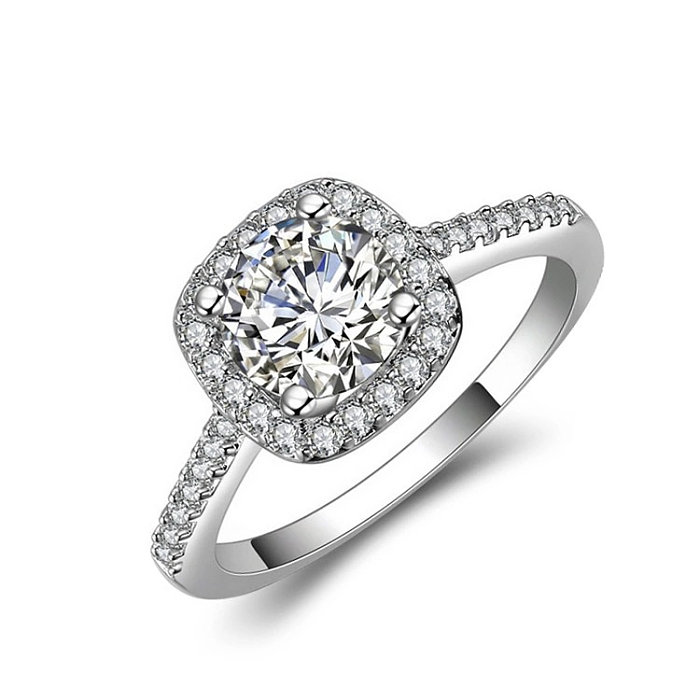 simple fashion diamond promise rings for women