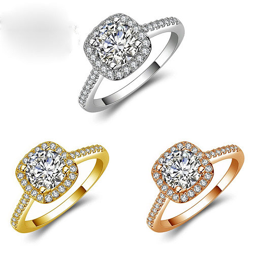simple fashion diamond promise rings for women